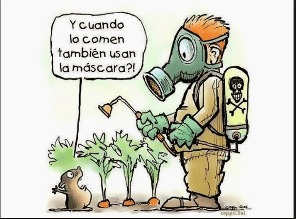 Evita el uso de productos agro tóxicos