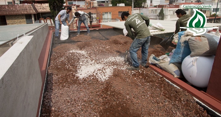 Preparación Azotea Verde