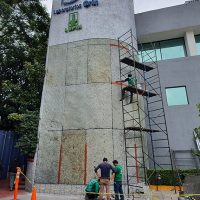 Muro Verde en Industria proceso constructivo